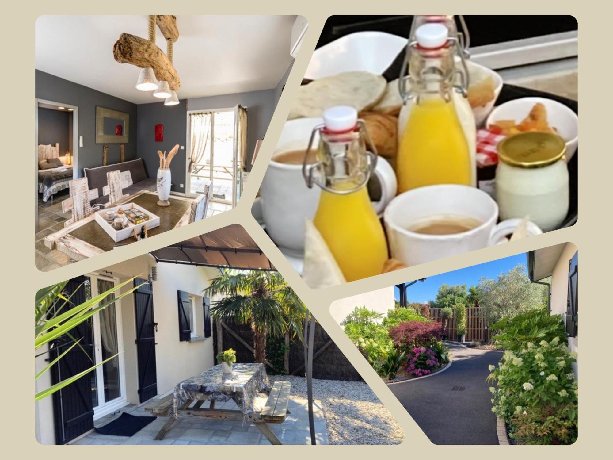 Charme & Confort- Les Cottages Du Bassin D'Arcachon- Petit-Dejeuner Sur Demande - Nuitee, Court Sejour, Semaine 구장메스트라 외부 사진